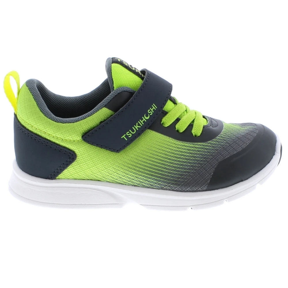 TSUKIHOSHI Turbo Shoes size 7T green/gray